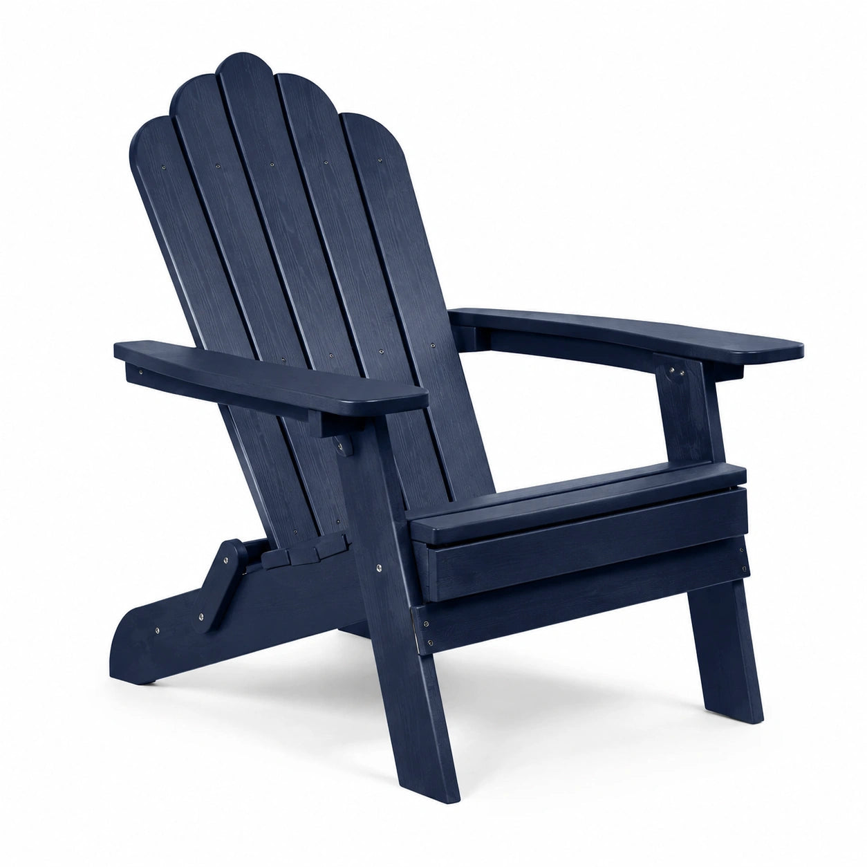 Adirondackstuhl aus Massivholz Dunkelblau