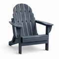 Adirondackstuhl Holz 78x90x96cm Dunkelgrau
