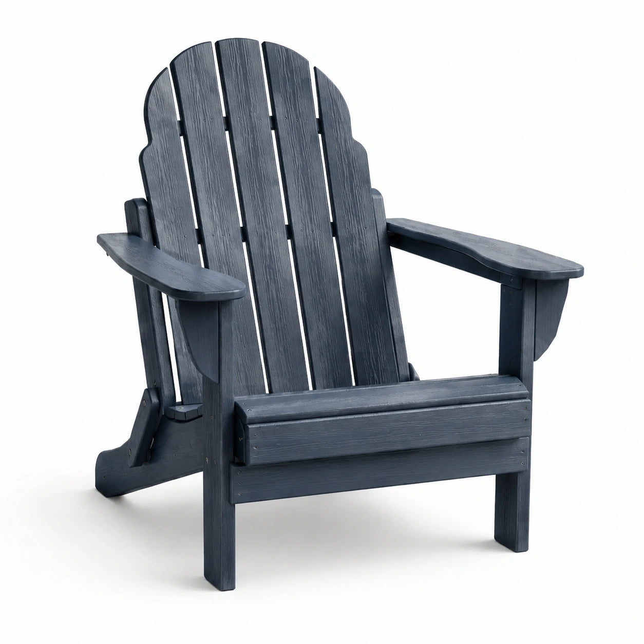 Adirondackstuhl Holz 78x90x96cm Dunkelgrau