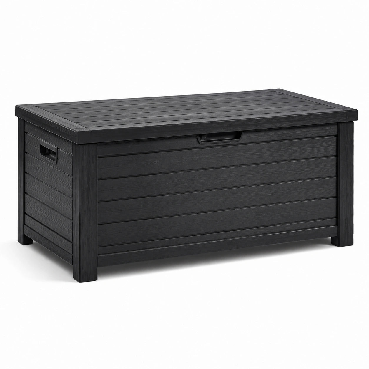 Gartenbox Polypropylen Anthrazit 128x65x61 cm