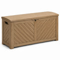 Aufbewahrungsbox Holzoptik Polypropylen 120x60x60cm