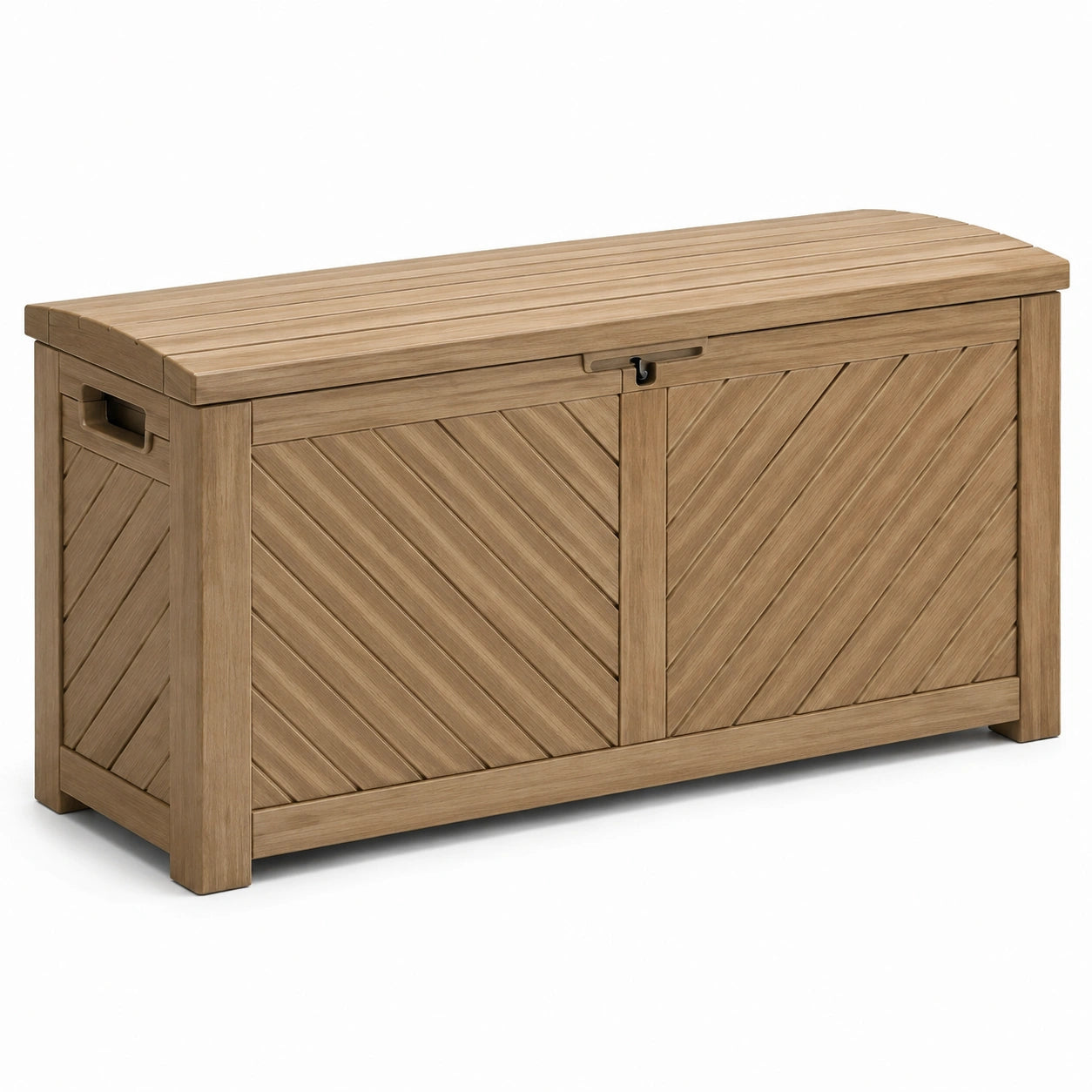 Aufbewahrungsbox Holzoptik Polypropylen 120x60x60cm